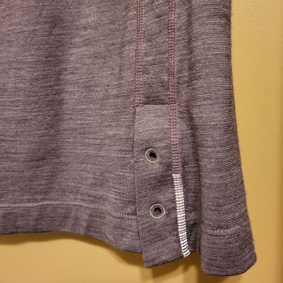Smartwool. Dusty purple merino blend sleeveless hooded tunic / sweater (S) - Picture 3 of 7